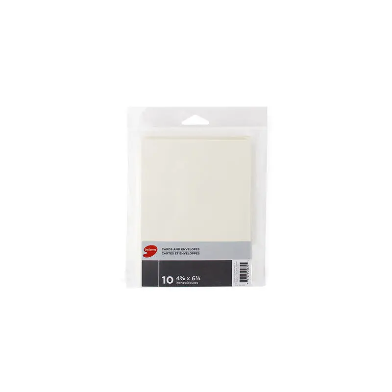 Package of DeSerres cards and envelopes - Cream