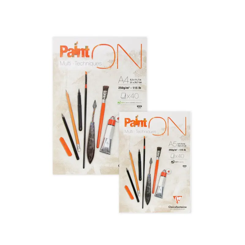 Paint'ON Mixed Media Glued Pad - Extra White