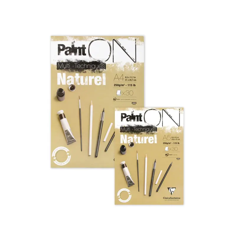 Paint'ON Mixed Media Glued Pad - Natural