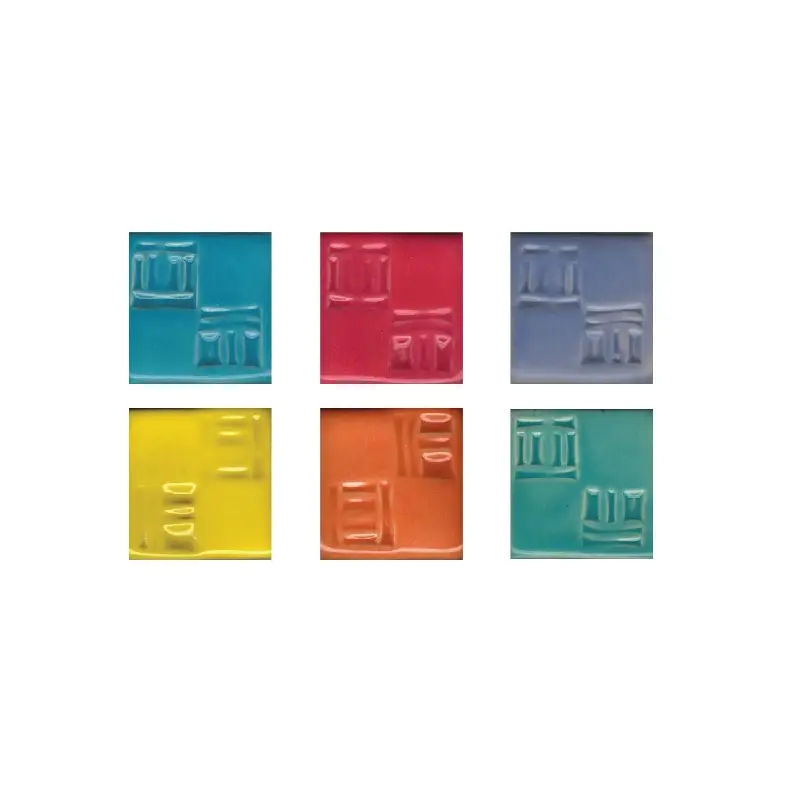 Coyote Clay and Color Vibro-Color Glazes