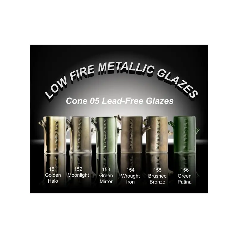 Spectrum Low Fire Metallic Glazes (PINT)