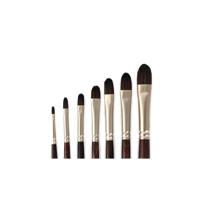 Textura filbert synthetic brush