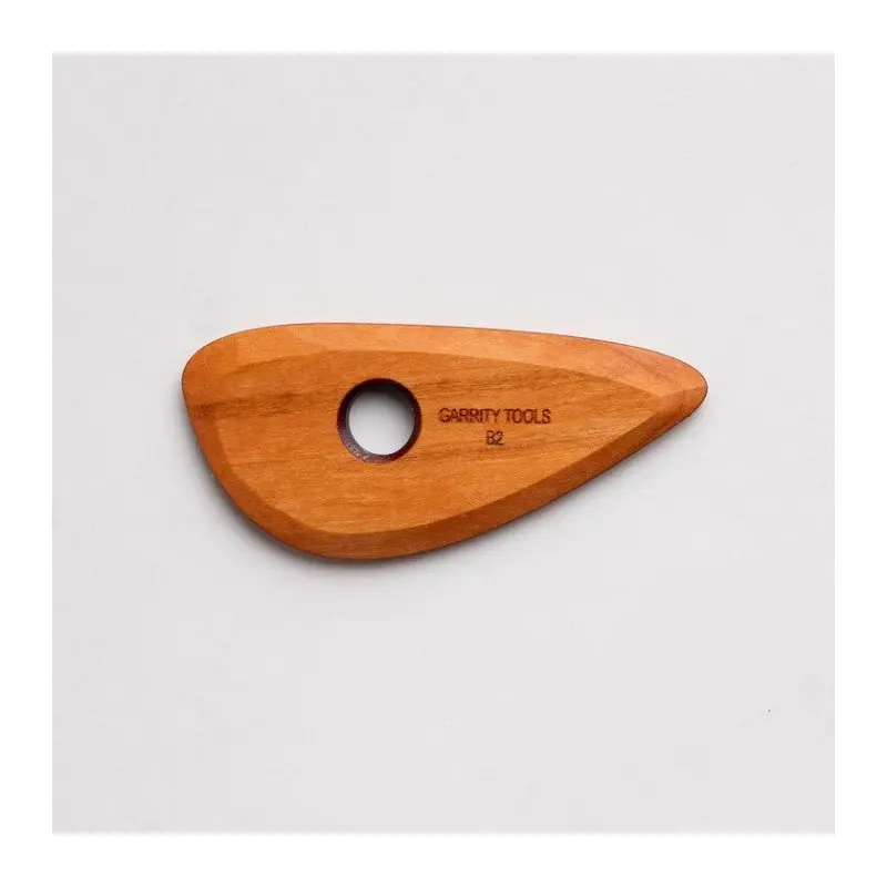 Garrity Tools Wooden Potters Rib B2