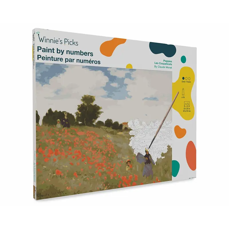 Paint by Numbers - Poppies