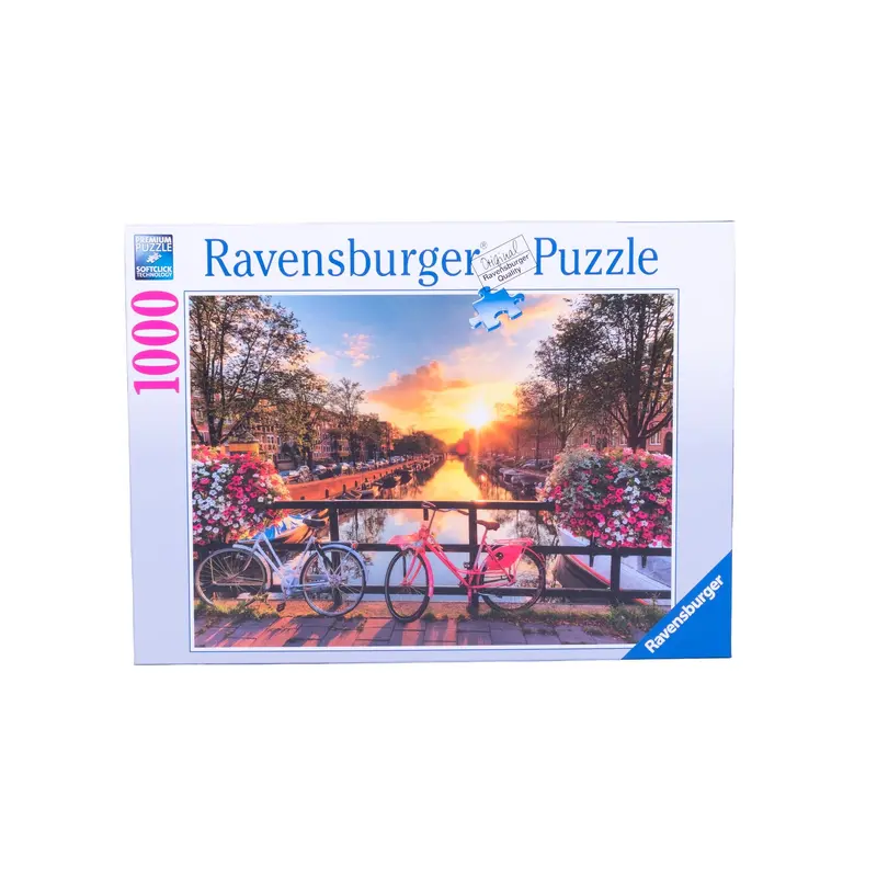 1,000-Piece Puzzle - "Bicycles in Amsterdam"