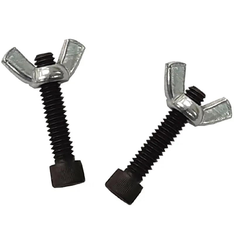 2 Bat Pins - 1/4" X 1 " with Wing Nuts