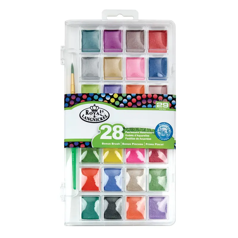 29-Piece Pearlescent Watercolour Cake Set