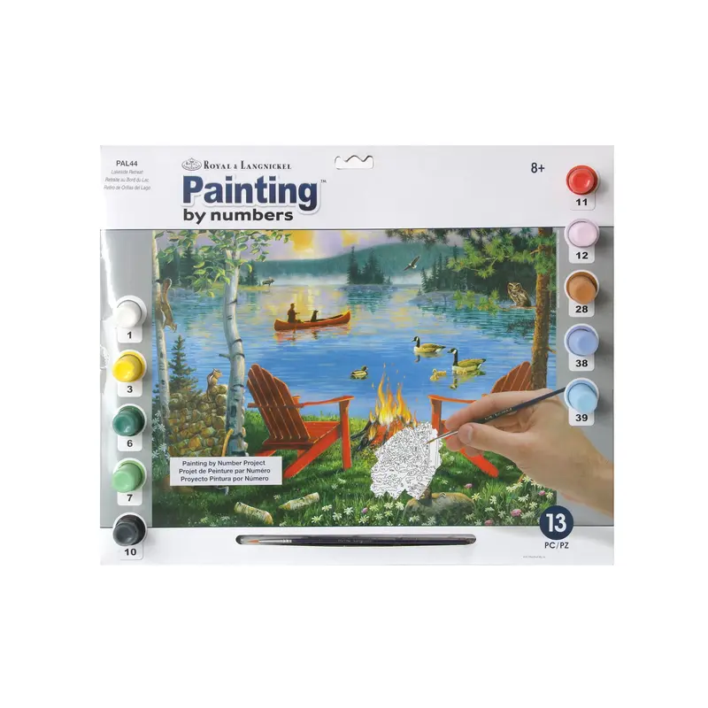 Paint by Numbers  Lakeside Retreat