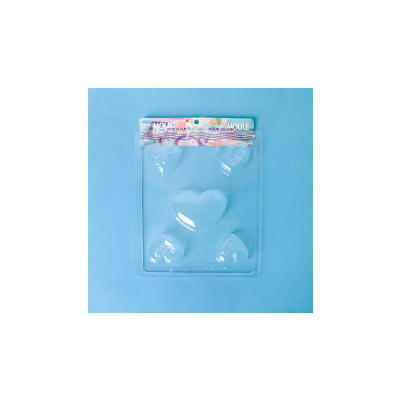 Soap mold - hearts
