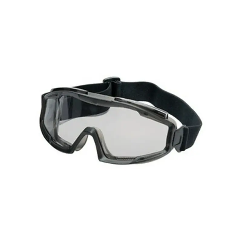 Radnor Indirect Vent Splash Goggles With Gray Low Profile Frame And Clear Lens