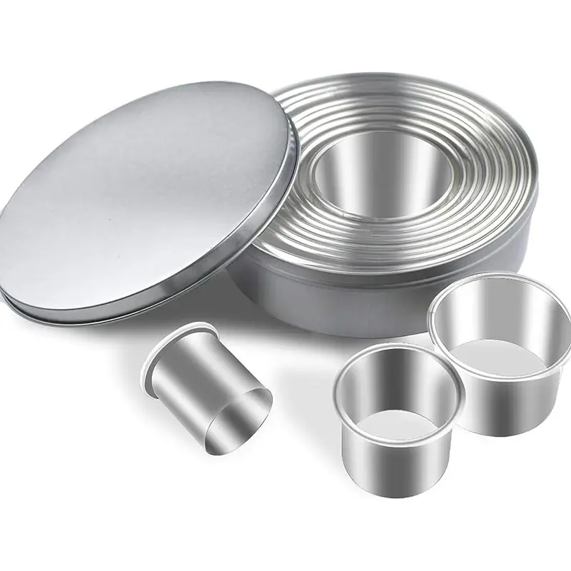 12 Piece Circle Cutter Set: Stainless Steel