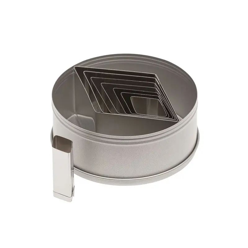 8 Piece Diamond Cutter Set : Stainless Steel