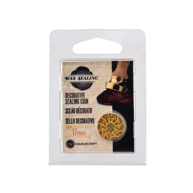 Decorative Sealing Coin  Foliage