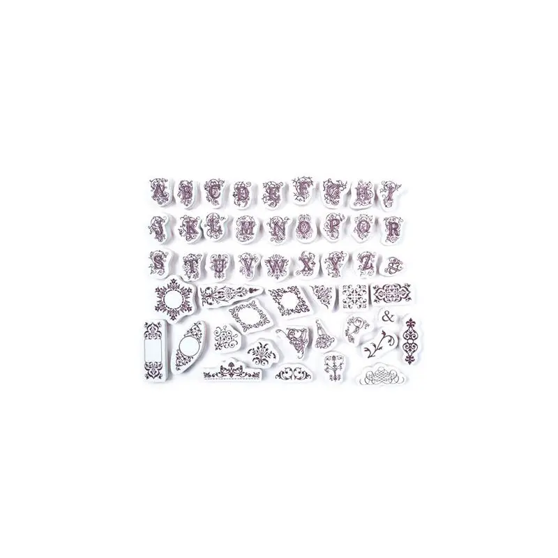 Set of Alphabet Stamps  Arabesque