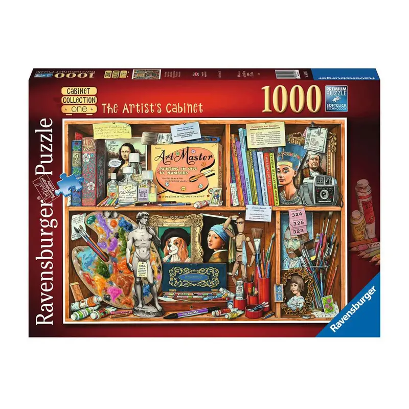 1,000-Piece Puzzle - "The Artist's Cabinet"