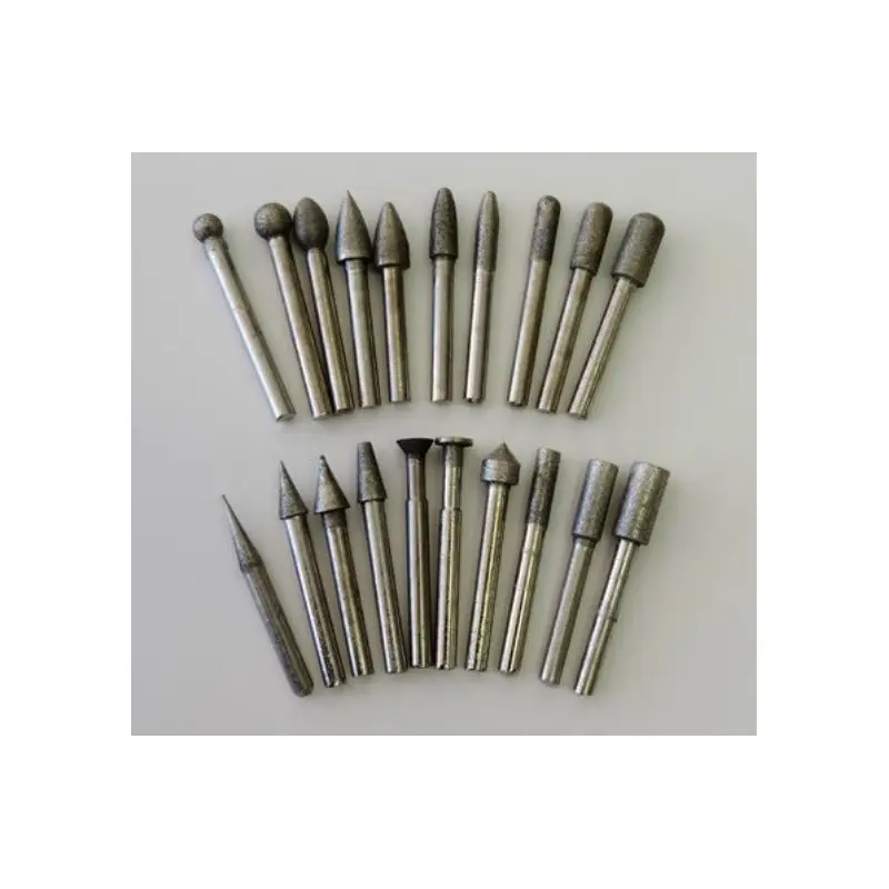 Diamond Rotary Tool Tips 20 Piece Set 80 grit