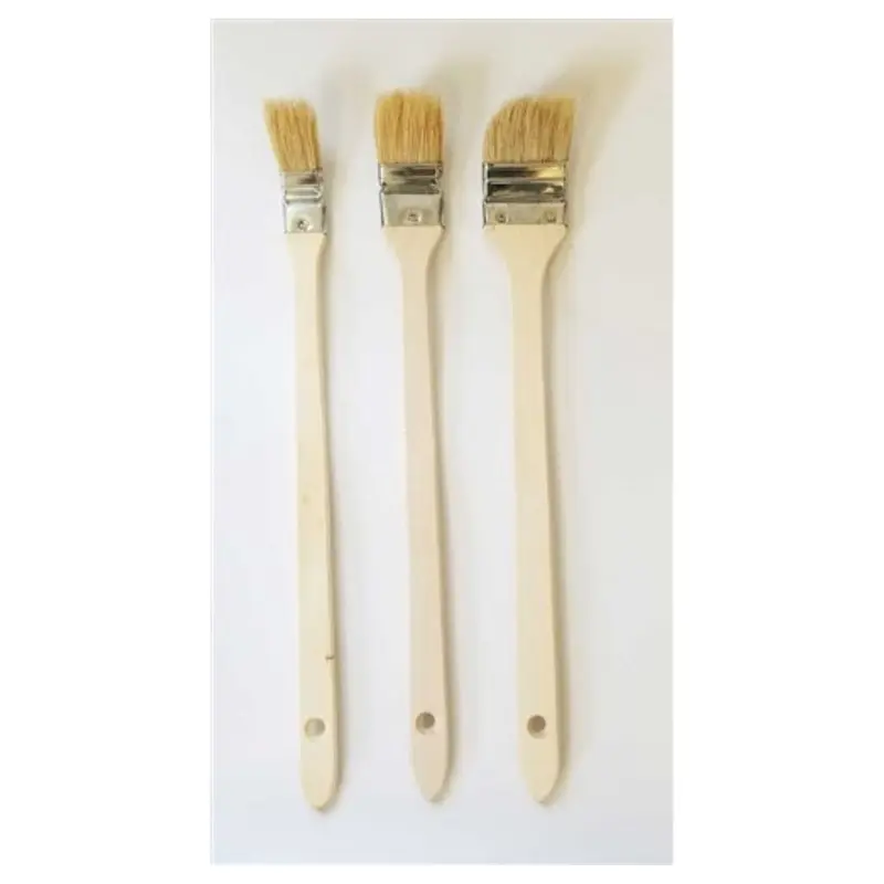 Tilted Bristle Brushes - Set of 3
