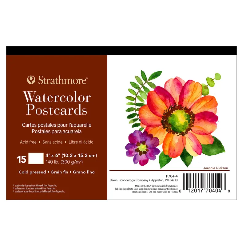 15-Pack Watercolour Post Cards