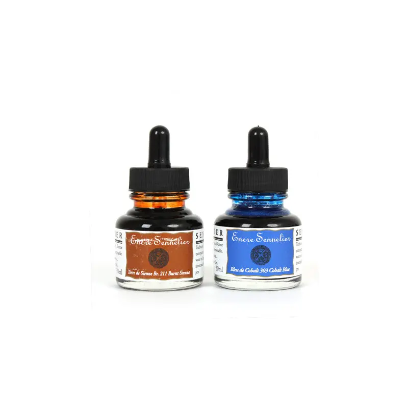 Sennelier ink - Vert Jaune