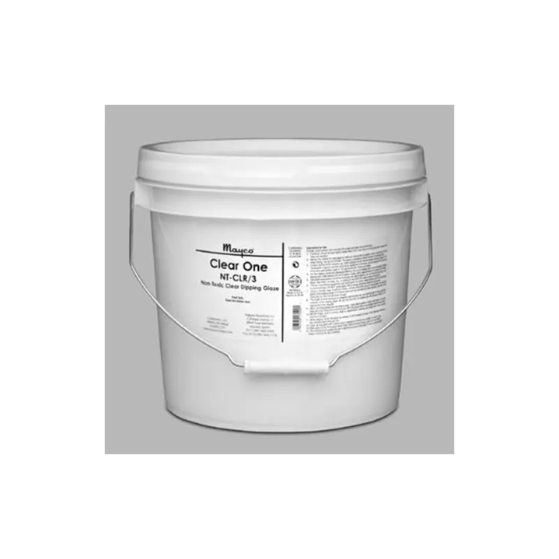 Mayco Non-Toxic Clear One Dipping Glaze : 3 Gallon Pail