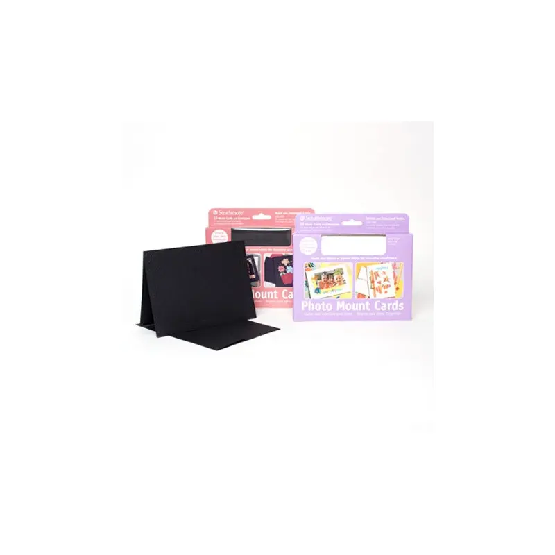 Photo Mount Cards - Black