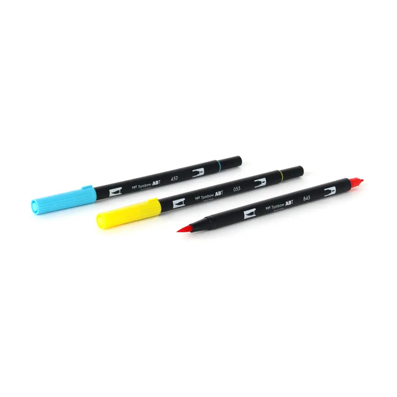 Dual Brush Pen - True Blue