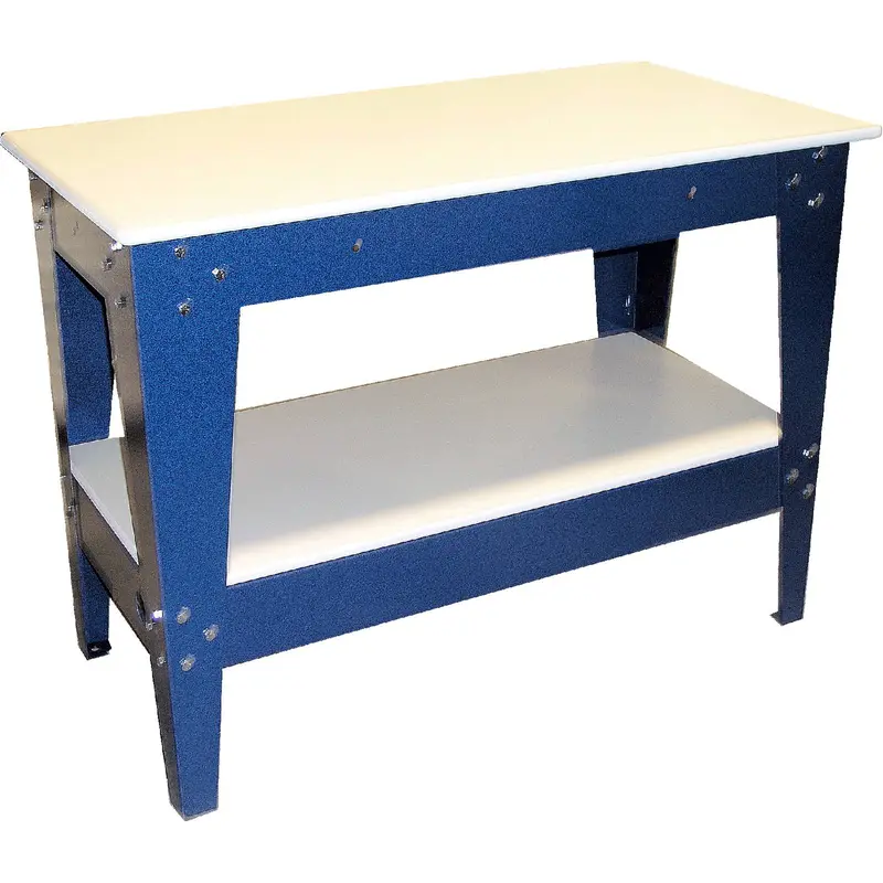 North Star Equipment Ceramic Work Table 50" Long X 24"Wide X 36" High With Shelf