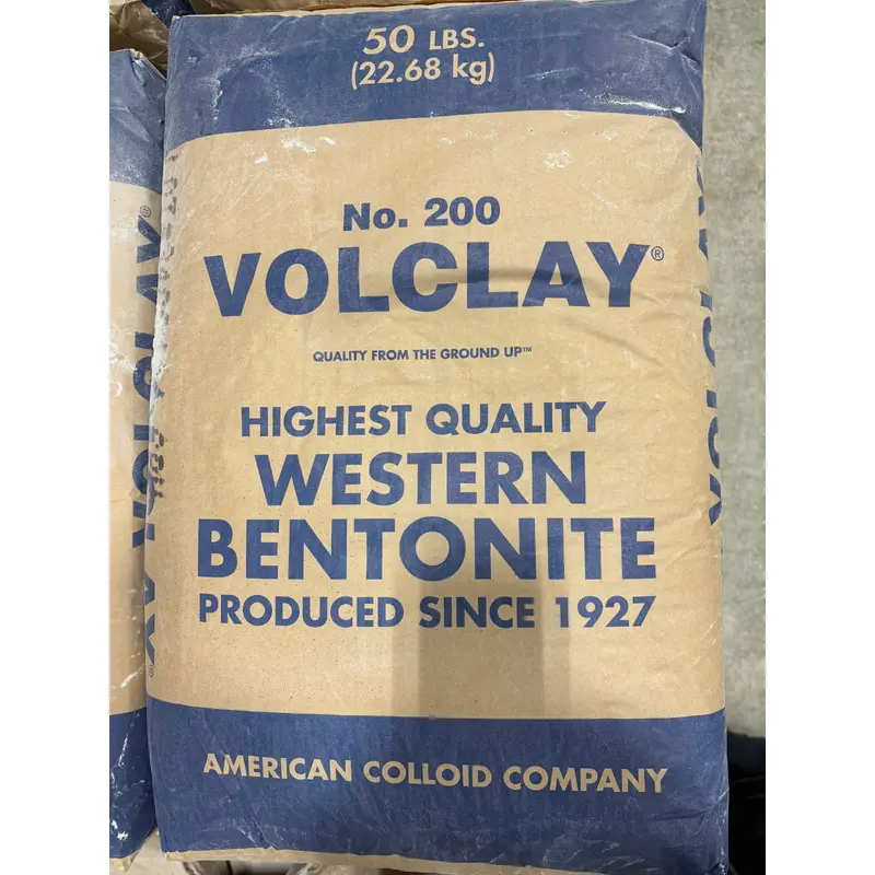 Bentonite, Volclay 200 Mesh : 50 Pound Bags