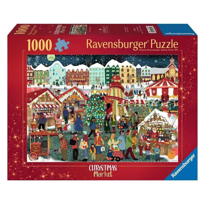 Adult Puzzle - Christmas Market, 1,000 Pieces