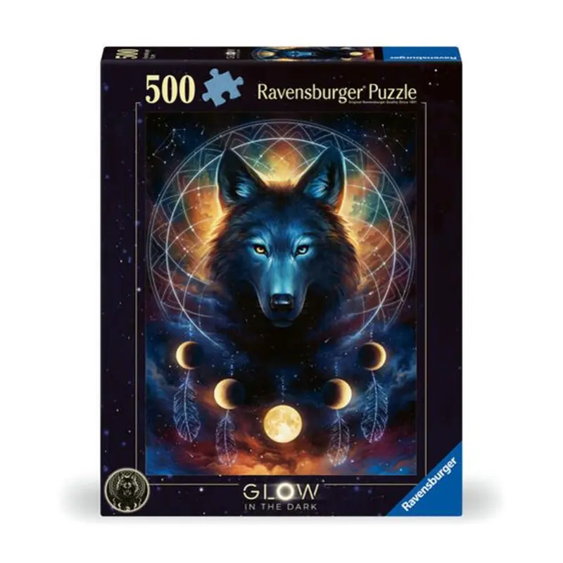 Adult Puzzle - Lunar Wolf, 500 Pieces