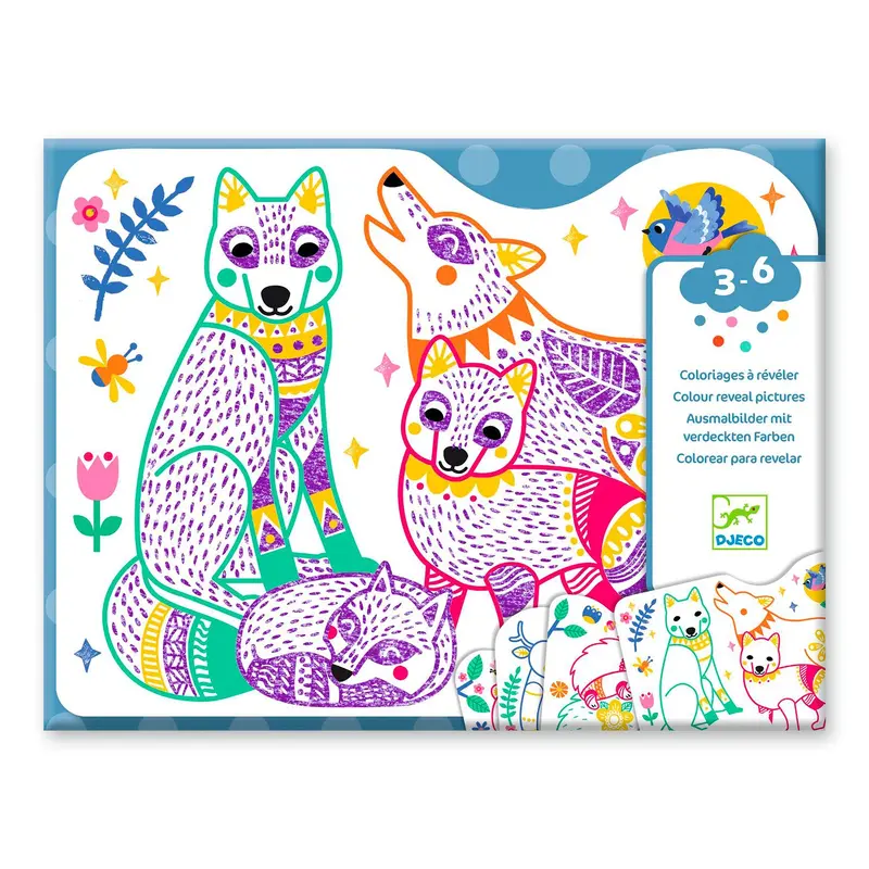 Colour Reveal Pictures - Forest Families