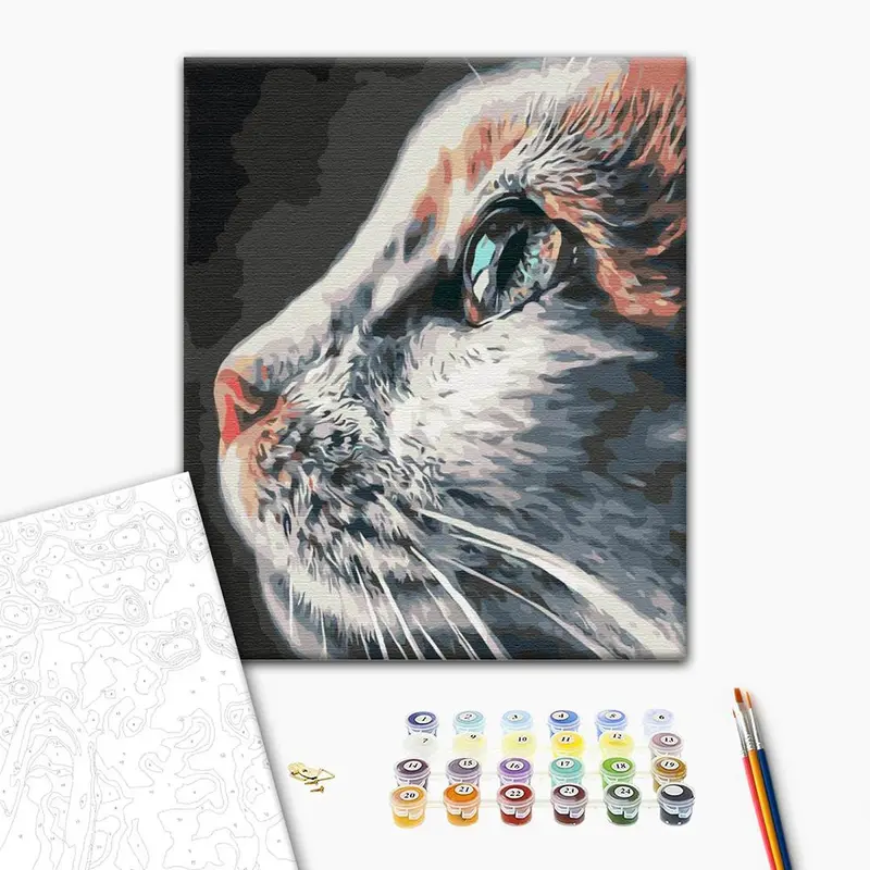 Paint by Numbers Kit - "Cat"