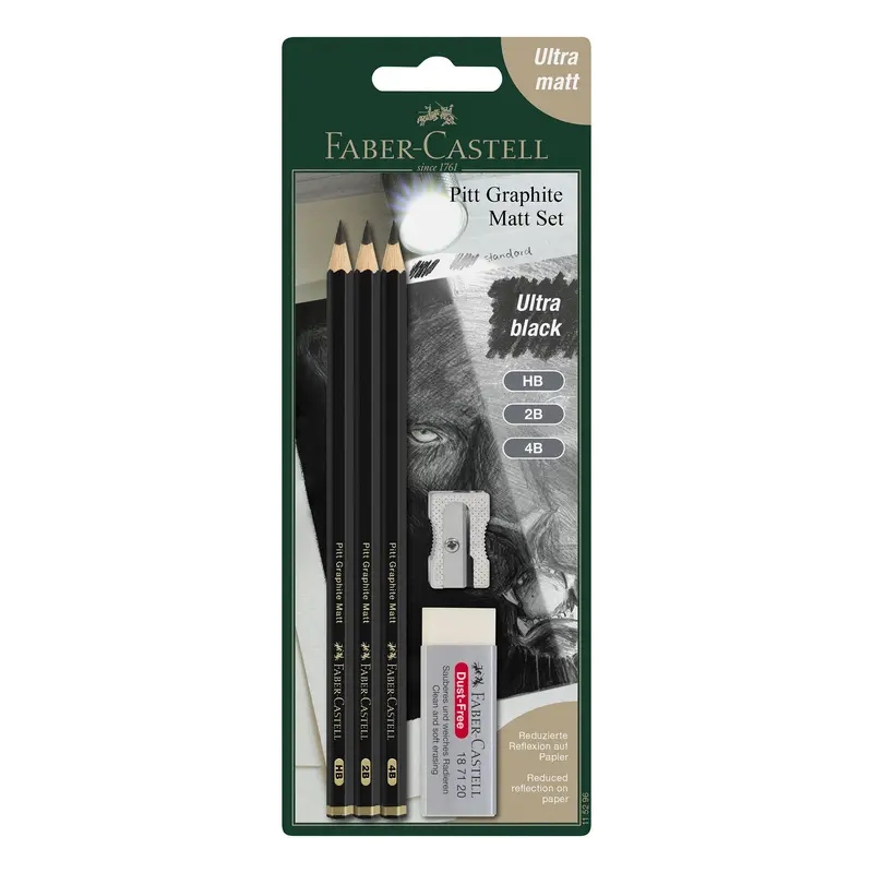 Pitt Graphite Matte Kit - 5 Pieces