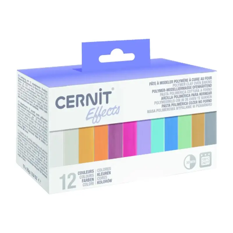 Polymer Clay Mini Blocks - Effects, 12 x 25 g