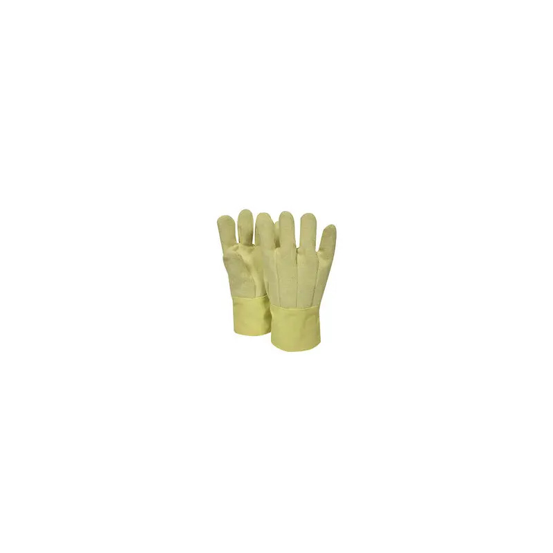 "14"" Yellow Kevlar 22 oz Heat-Resistant Gloves with Wool Lining "
