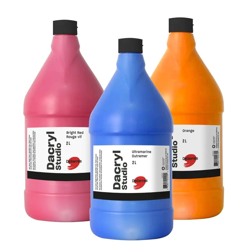 Dacryl Studio Acrylic : Low Viscosity, 2 L - Brown