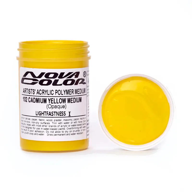 #102 Cadmium Yellow Medium - Lightfastness: | ** - Opaque