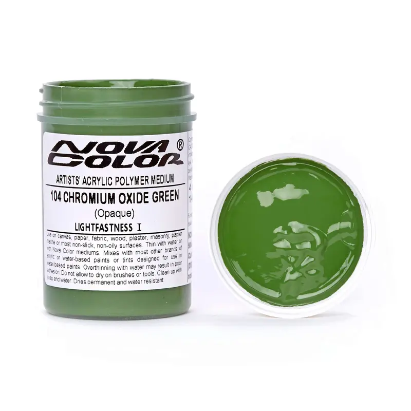 #104 Chromium Oxide Green - Lightfastness: | - Opaque