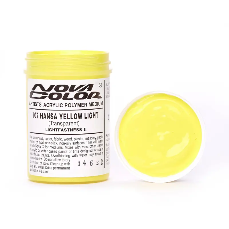 #107 Hansa Yellow Light - Lightfastness: || - Transparent