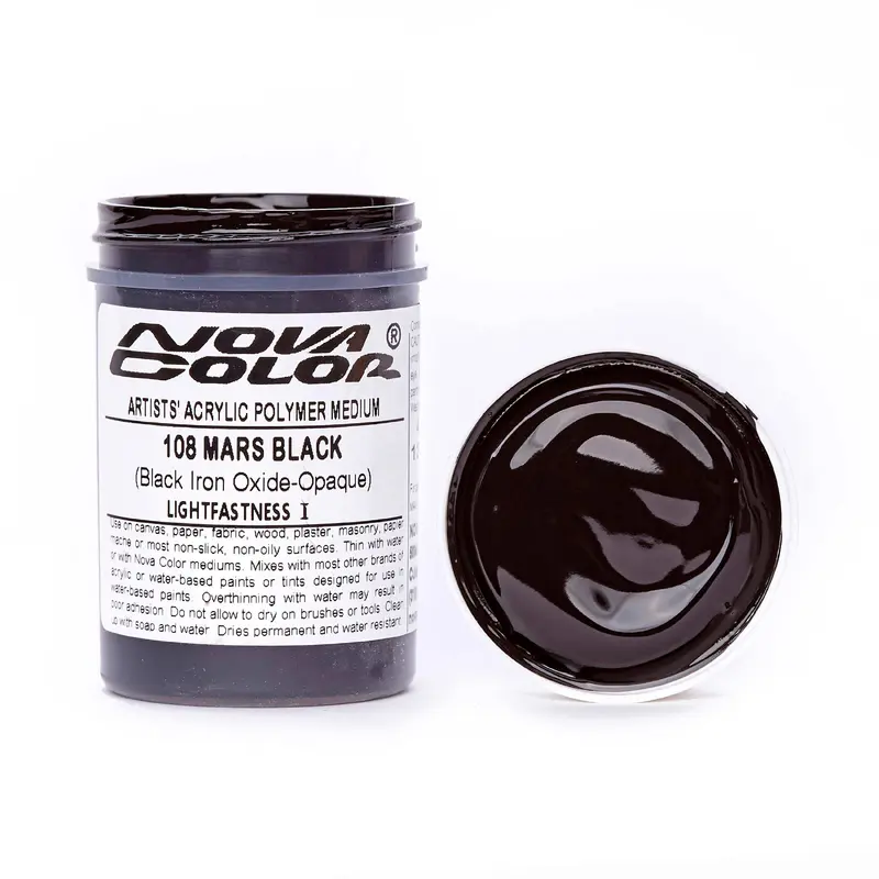 #108 Iron Oxide/Mars Black - Lightfastness: | - Opaque