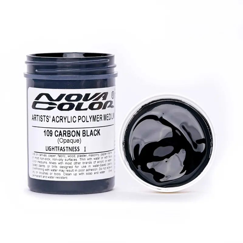 #109 Carbon Black - Lightfastness: | - Opaque