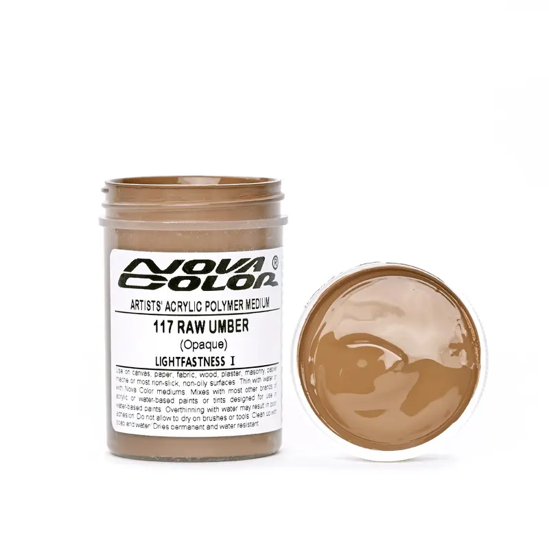 #117 Raw Umber - Lightfastness: | - Opaque