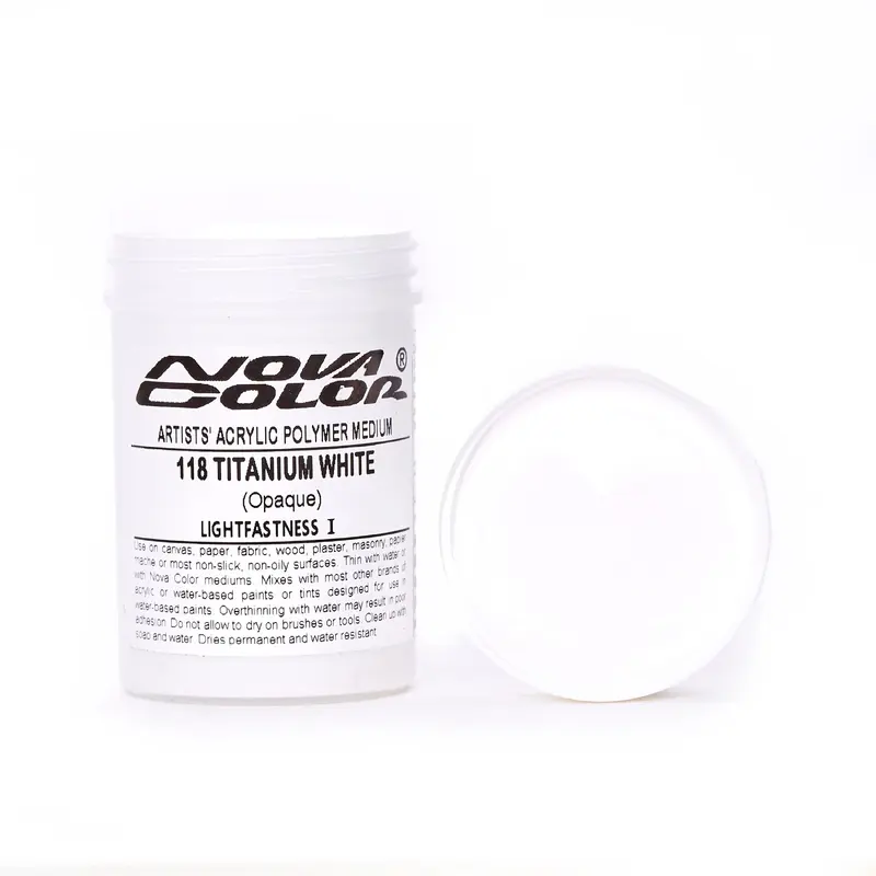 #118 Titanium White - Lightfastness: | - Opaque