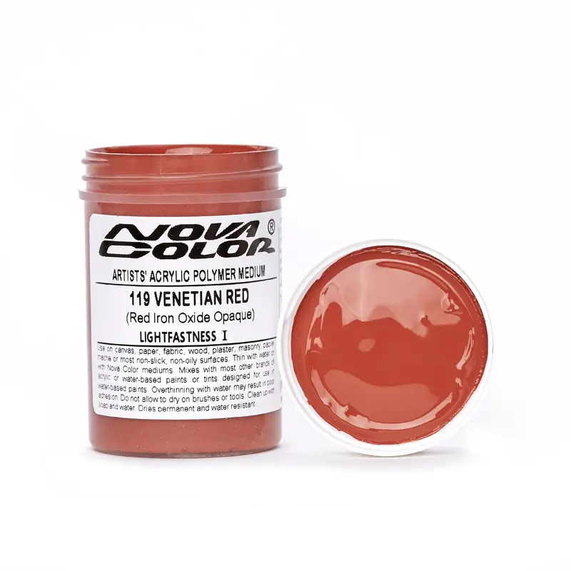 #119 Venetian/Iron Oxide Red - Lightfastness: | - Opaque