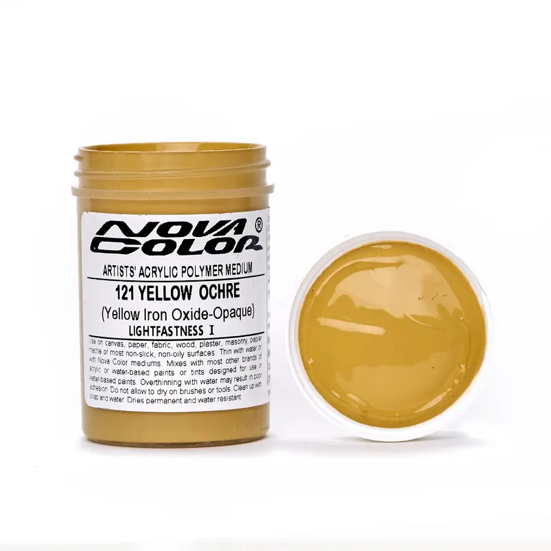 #121 Yellow Ochre/Iron Oxide - Lightfastness: | - Opaque