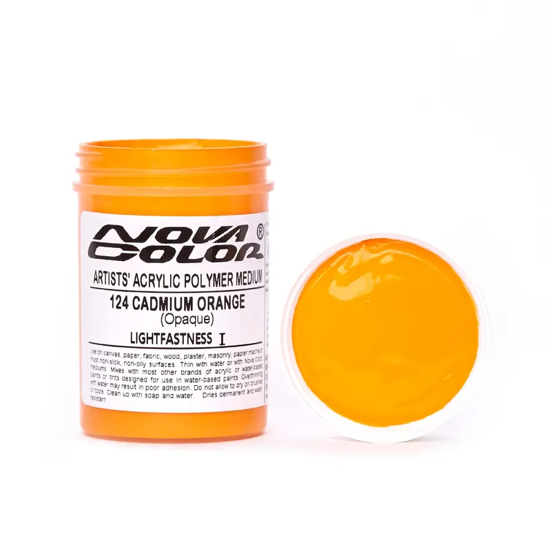 #124 Cadmium Orange - Lightfastness: | ** - Opaque