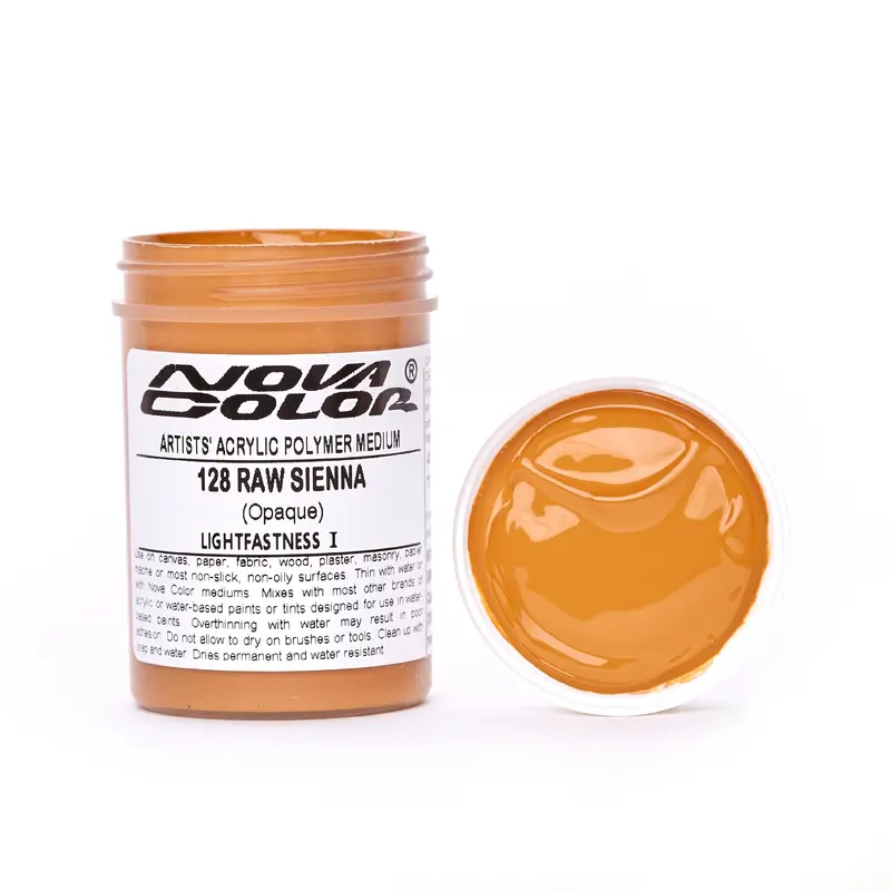 #128 Raw Sienna - Lightfastness: | - Opaque