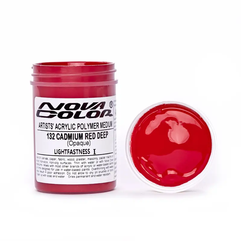 #132 Cadmium Red Deep - Lightfastness: | ** - Opaque