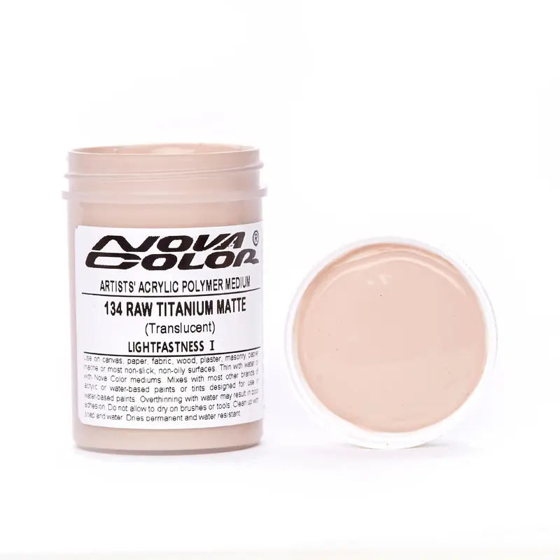 #134 Raw Titanium Matte  - Lightfastness: | - Translucent