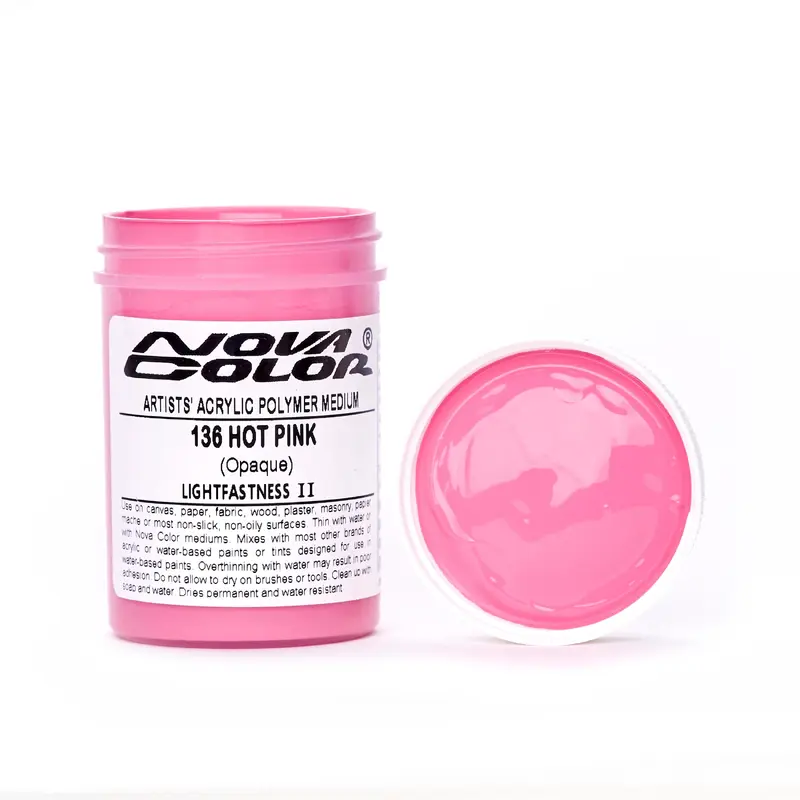 #136 Hot Pink - Lightfastness: || - Opaque